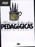 historia de las ideas pedagogicas moacir gadotti
